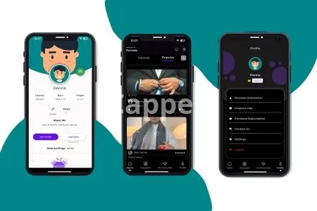 I will develop a social media app like instagram