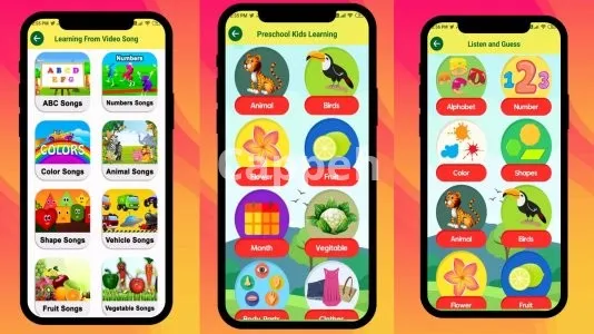 I will create ready to publish kids learning game