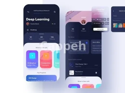 I will design social media iphone app and android app