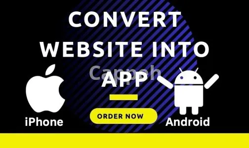 I will convert website to android and ios app