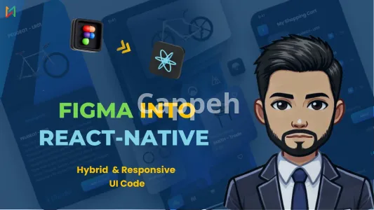 I will convert figma into react native UI hybrid app