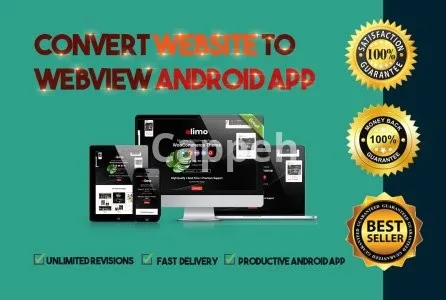I will convert website to webview android app,mobile app in 5 hours