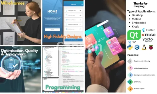 I will develop qt desktop, mobile and embedded applications