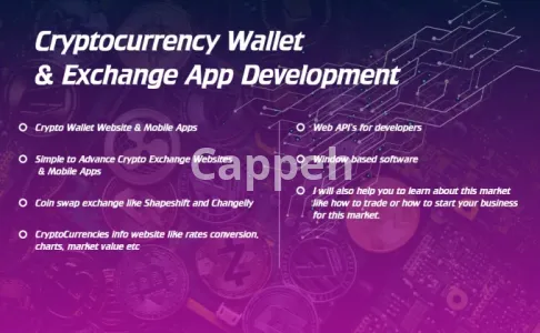 I will develop cryptocurrency wallet apps and exchange platforms