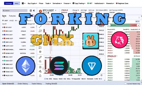 I will fork exchange gmx launchpad, fork uniswap, ethervista on evm solana aptos
