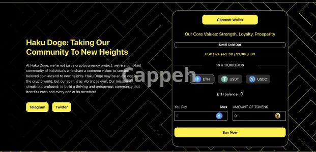 I will create ico presale website with presale smart contract integration