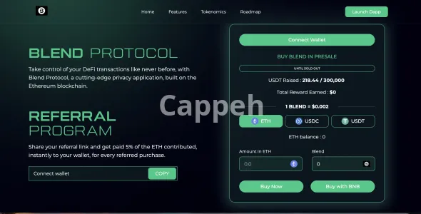 I will create ico presale website with presale smart contract integration
