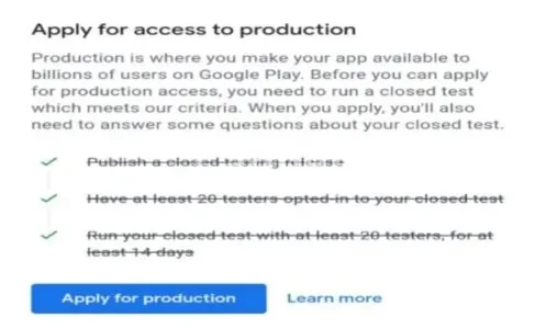 I will do 20 tester google play app pre release closed testing