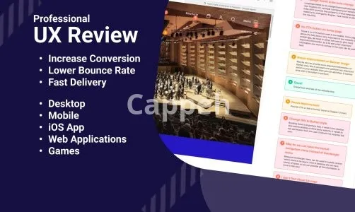 I will review your website, app and suggest improvements, feedback