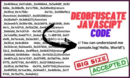 I will expertly decode, deobfuscate, and decrypt your javascript code