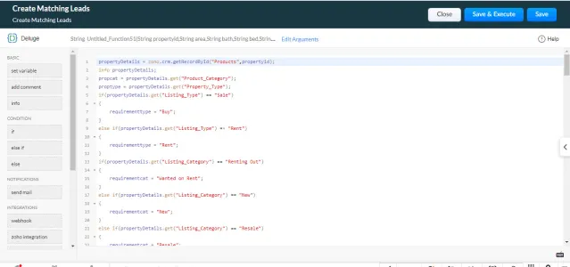 I will write any deluge function for any zoho app