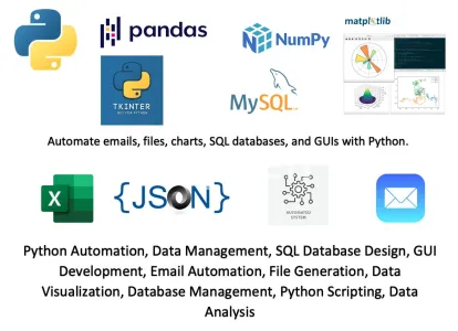 I will automate your business processes and databases with python