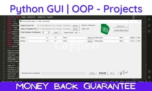 I will do python programming tasks and coding algorithms with gui