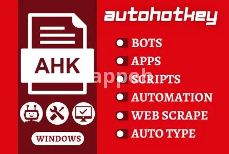 I will automate any task in windows, create bots, softwares using autohotkey ahk