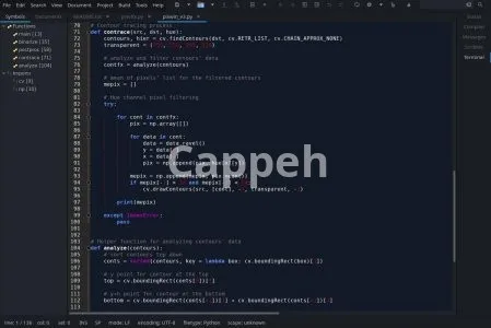 I will create an opencv application for you