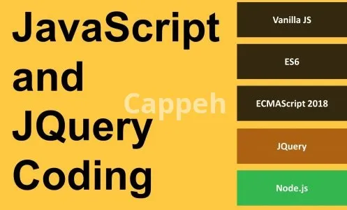 I will code javascript jquery node js