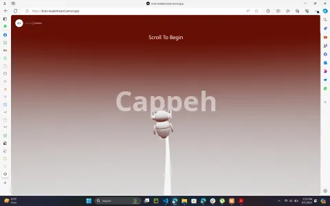 I will create 3d web pages with threejs, r3f and react