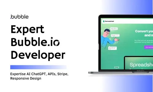 I will be your expert bubble io developer