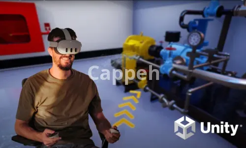 I will develop an immersive VR training simulation for meta quest