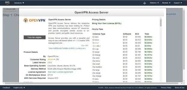 I will setup openvpn server on AWS ec2