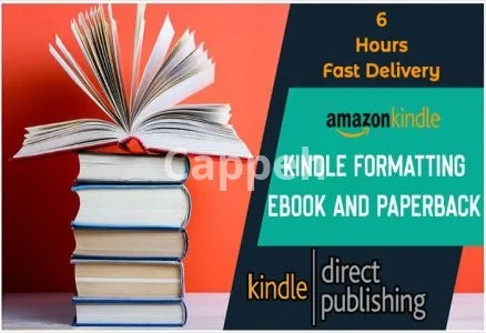 I will do book formatting and layout design for amazon KDP paperback and kindle ebook