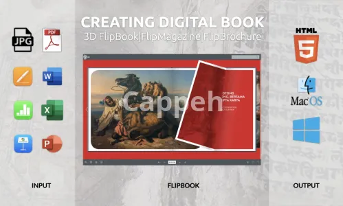 I will create digital book 3d flipbook flipmagazine flipbrochure enriched by multimedia