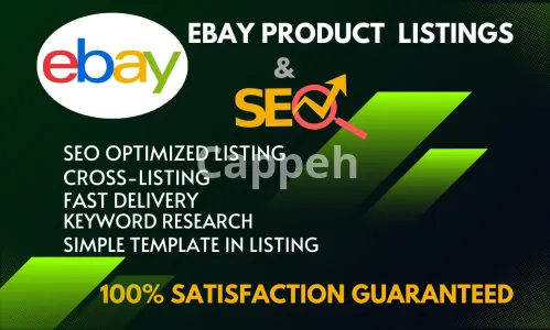 I will do ebay listing, ebay product listing, ebay SEO listing, ebay lister