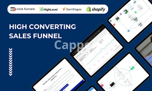 I will build a high converting sales funnel in clickfunnels, shopify or ghl