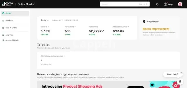 I will set up tiktok shop, manage it, add products for dropshipping as tiktok expert