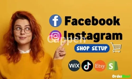 I will set up facebook shop, enable product tagging and fix instagram shop