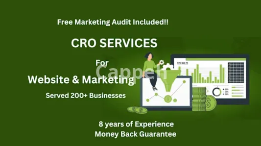 I will do conversion rate optimization for your web and marketing