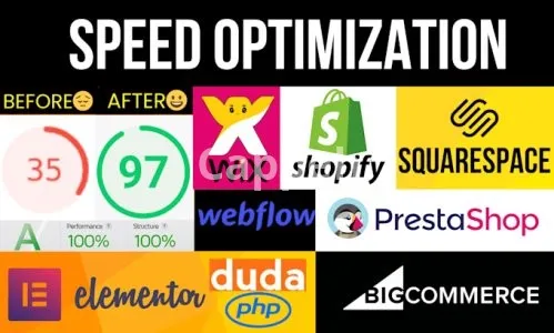 I will do wix, shopify, squarespace, bigcommerce, prestashop speed optimization