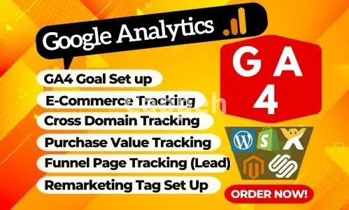 I will fix or setup google analytics 4, ga4 ecommerce tracking, conversion tracking GTM