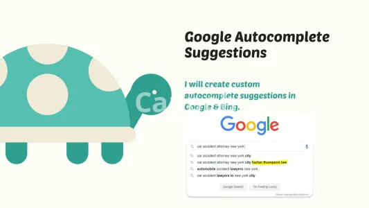 I will create autocomplete suggestions in google and bing