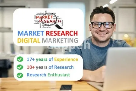 I will do marketing research competitors analysis 17 years expert