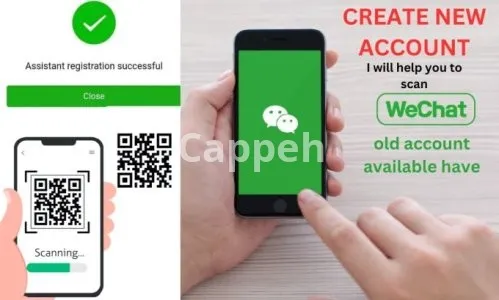 I will create wechat account scan your qr code