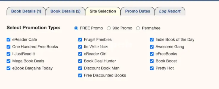 I will promote your free kindle ebook to more than 35 promo sites