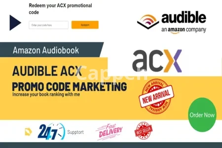 I will do amazon acx or audible audiobook promotion