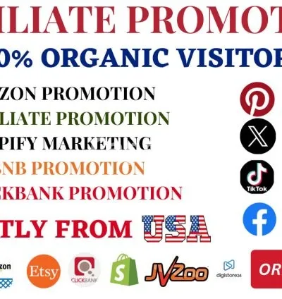 I will clickbank affiliate link promotion ebook amazon website promotion