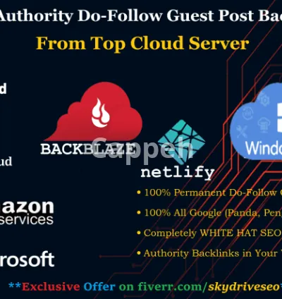 I will do guest post on amazon AWS google cloud IBM microsoft azure with dofollow link