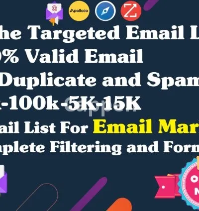 I will build niche targeted email list for email marketing