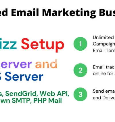 I will set up unlimited email marketing powermta SMTP or any SMTP server with mailwizz