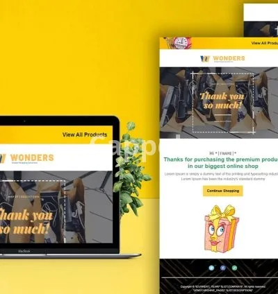 I will design editable email template or newsletter in klaviyo, aweber, kvcore, hubspot