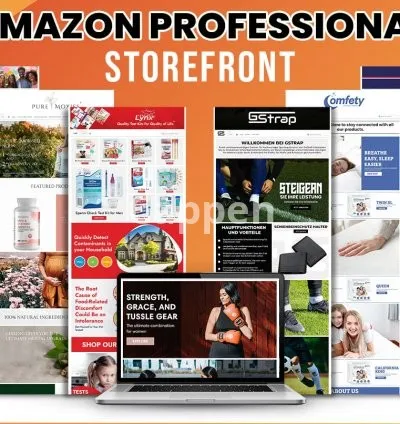 I will create professional amazon brand store and storefront design