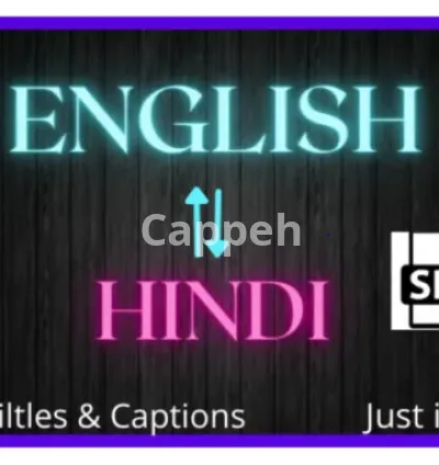 I will provide accurate hindi subtitles for english videos