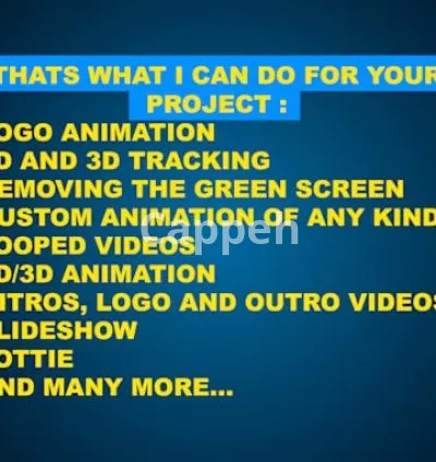 I will edit after effects templates or design custom animations