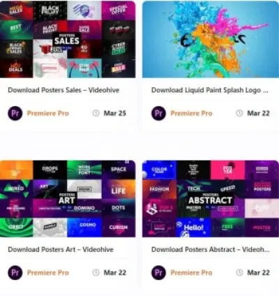 I will edit premiere pro video template