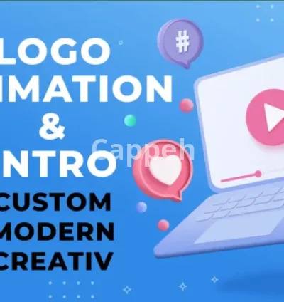 I will create a professional youtube intro, outro or logo animation