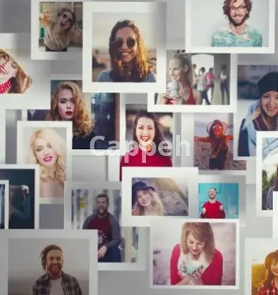 I will do 100 photo mosaic logo animation, mosaic intro video, intro mosaic multi photo