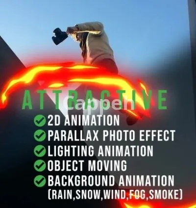 I will animate your still image into a video or gif